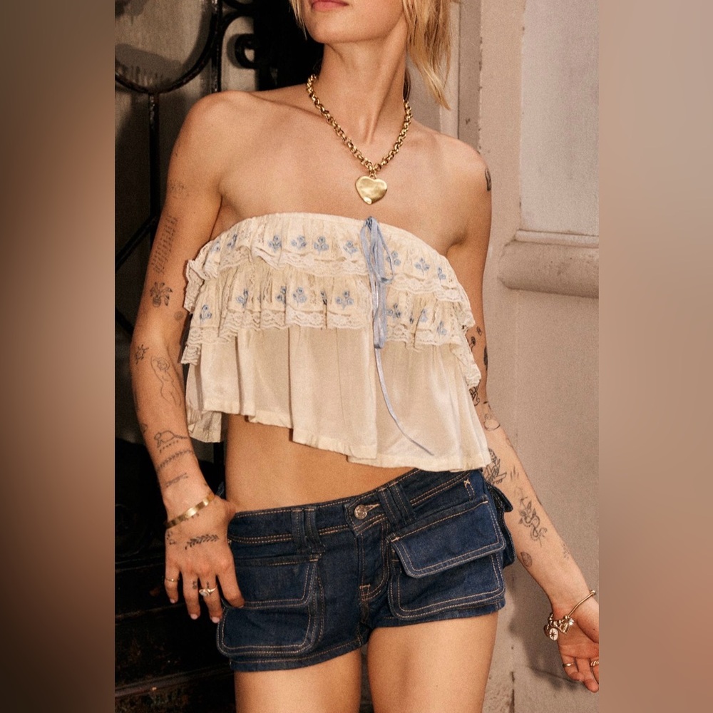 NWT Free People Tailia Tube Top size M - Picture 4 of 5